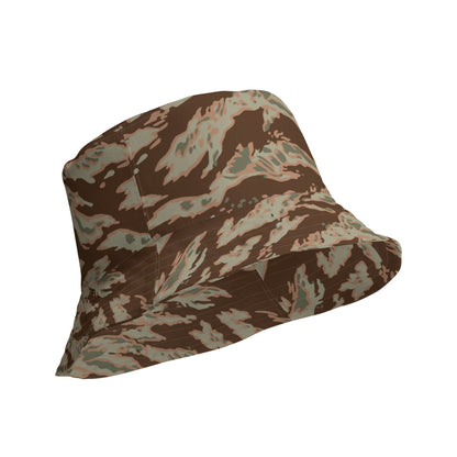 Miami Tiger Stripe Arid CAMO Reversible bucket hat - Bucket Hat