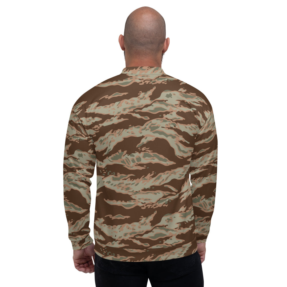 Miami Tiger Stripe Arid CAMO Unisex Bomber Jacket