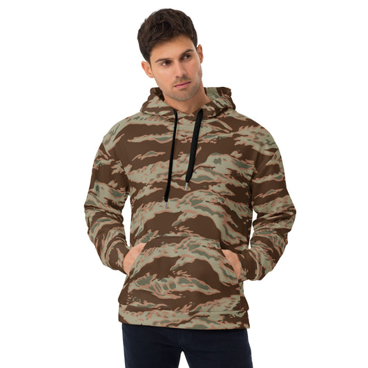 Miami Tiger Stripe Arid CAMO Unisex Hoodie - 2XS