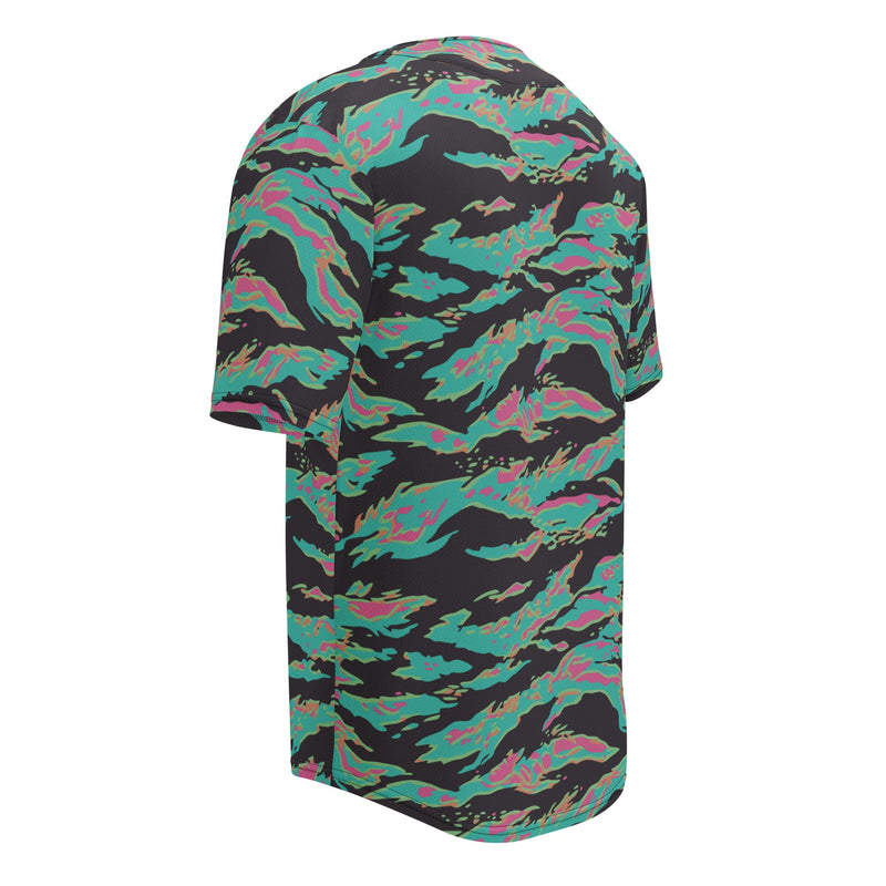 Tiger Stripe Miami CAMO Unisex Baseball Jersey