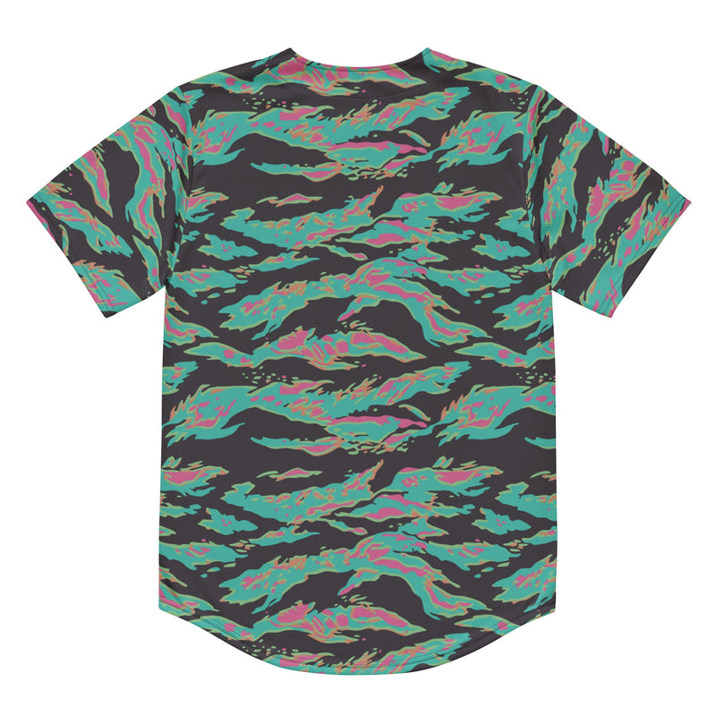 Tiger Stripe Miami CAMO Unisex Baseball Jersey