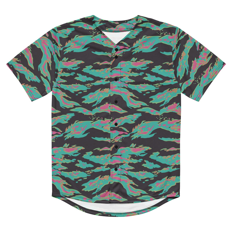 Tiger Stripe Miami CAMO Unisex Baseball Jersey