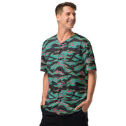 Tiger Stripe Miami CAMO Unisex Baseball Jersey