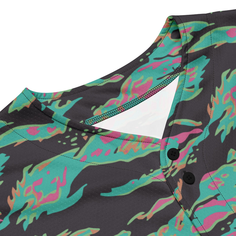Tiger Stripe Miami CAMO Unisex Baseball Jersey
