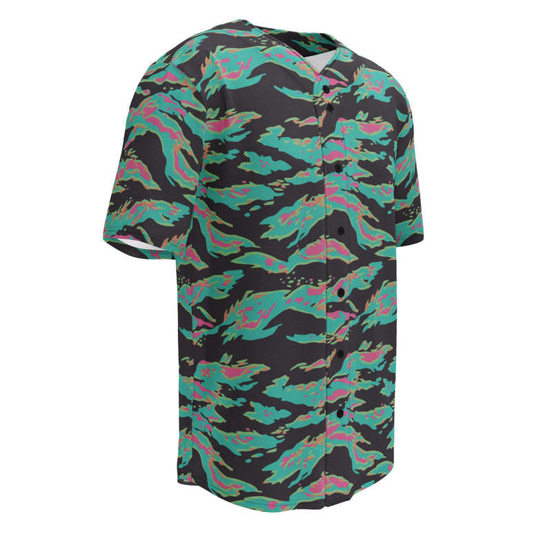 Tiger Stripe Miami CAMO Unisex Baseball Jersey