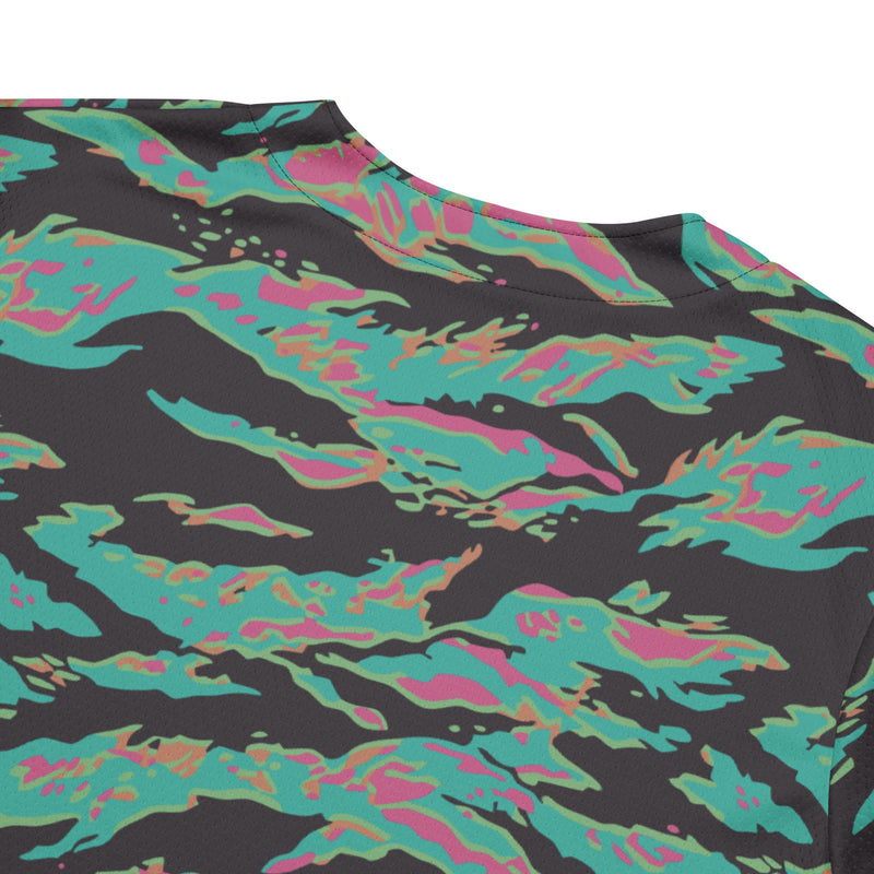 Tiger Stripe Miami CAMO Unisex Baseball Jersey