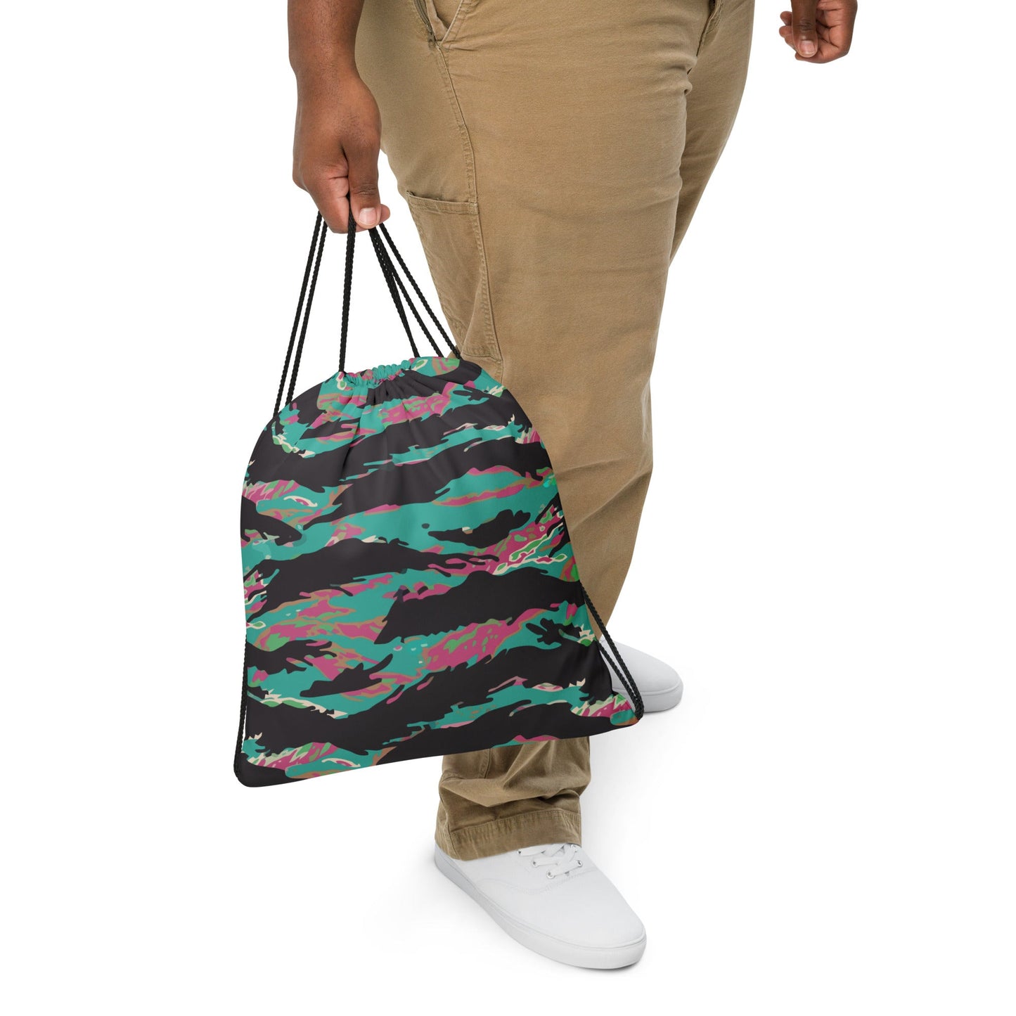 Miami Tiger Stripe CAMO Drawstring Bag - Bags