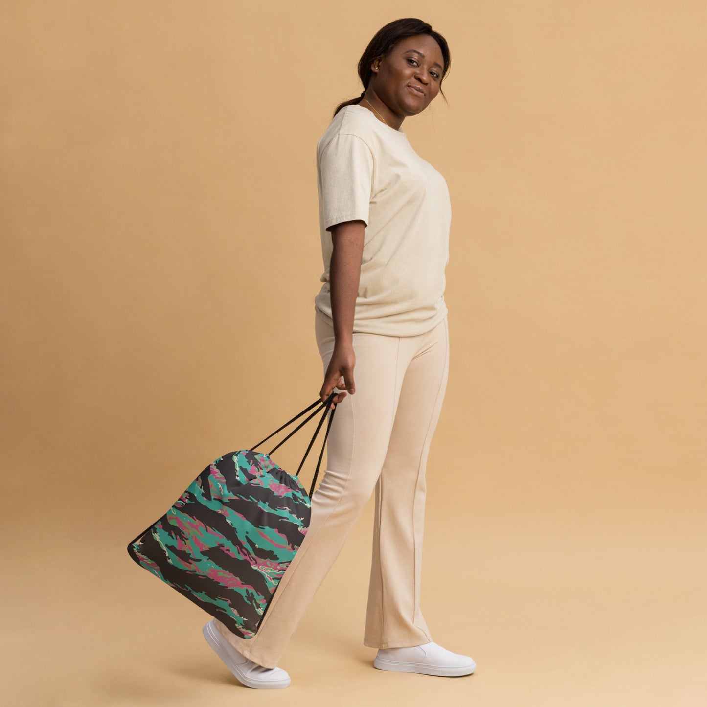 Miami Tiger Stripe CAMO Drawstring Bag - Bags