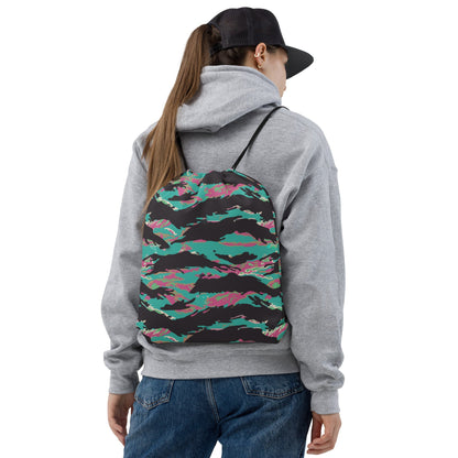 Miami Tiger Stripe CAMO Drawstring Bag - Bags