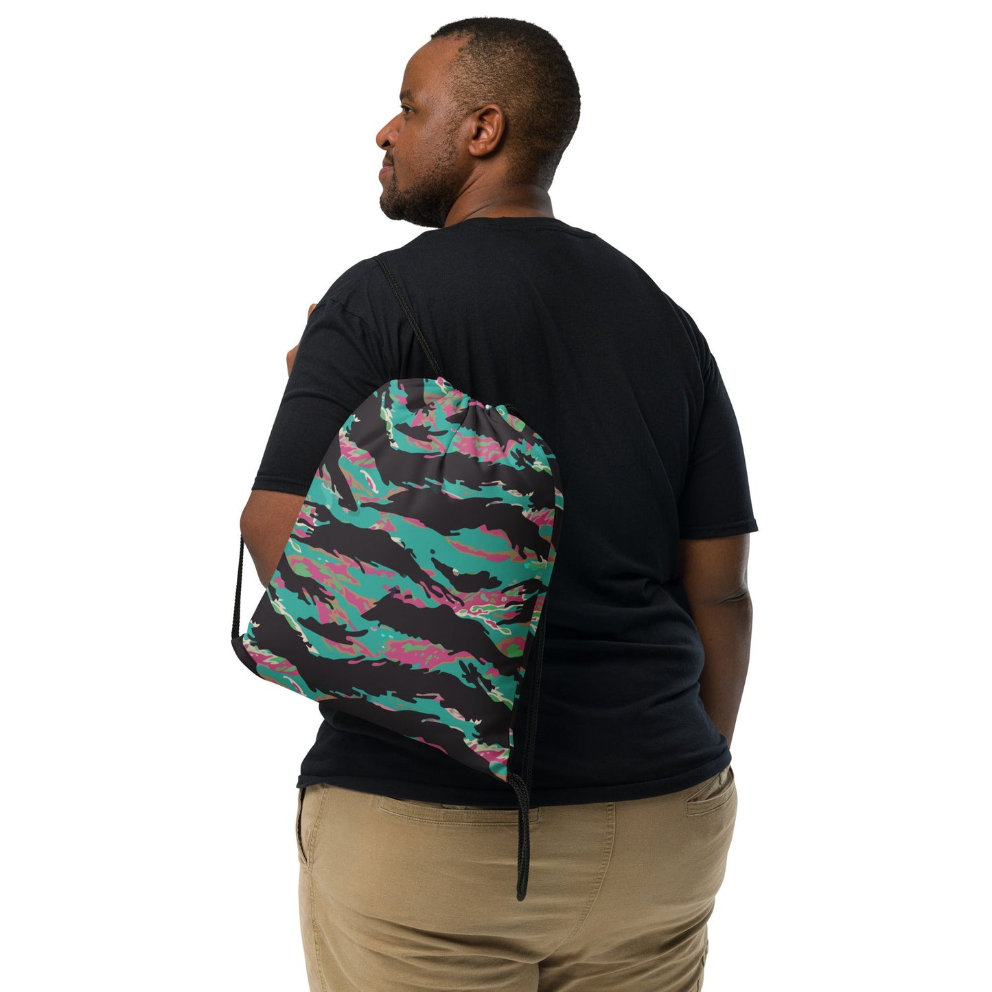 Miami Tiger Stripe CAMO Drawstring Bag - Bags