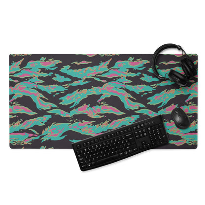 Miami Tiger Stripe CAMO Gaming mouse pad - 36″×18″ - Mouse Pad