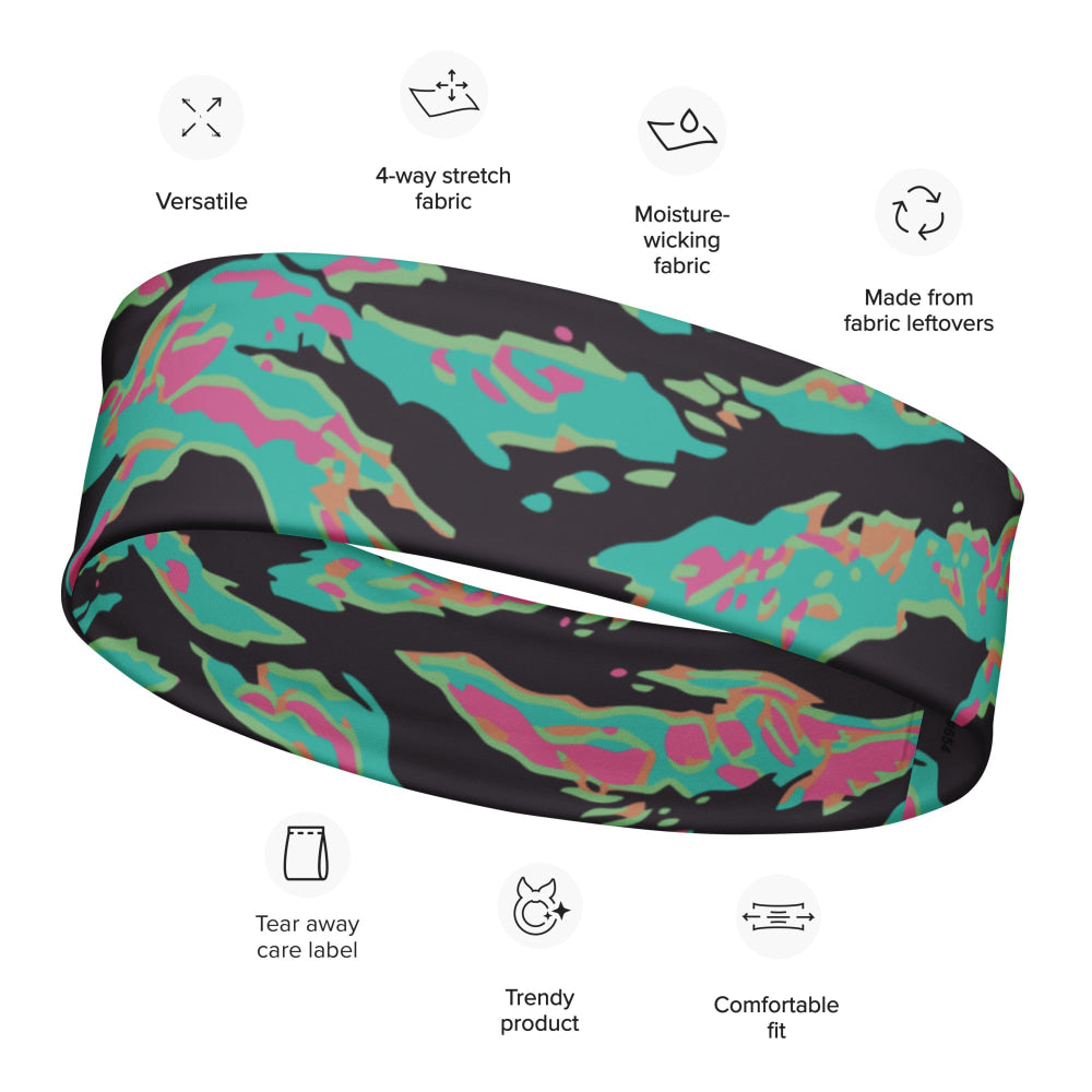 Miami Tiger Stripe CAMO Headband - M