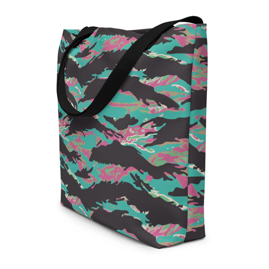 Miami Tiger Stripe CAMO Large Tote Bag - Bags