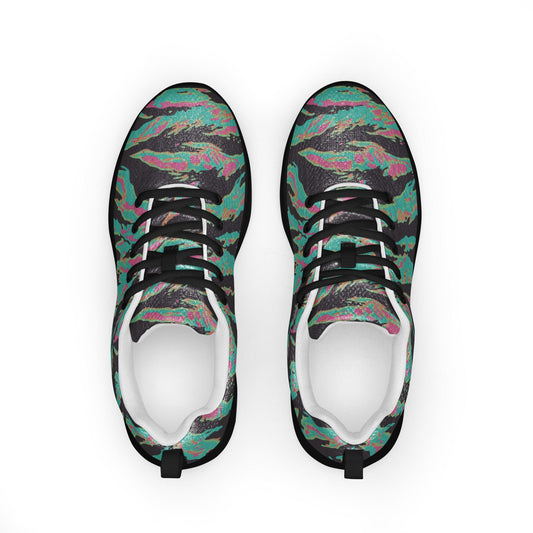 Miami Tiger Stripe CAMO Mens Athletic Shoes