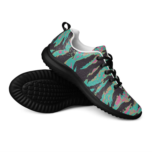 Miami Tiger Stripe CAMO Mens Athletic Shoes - 5