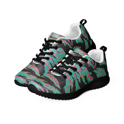 Miami Tiger Stripe CAMO Mens Athletic Shoes