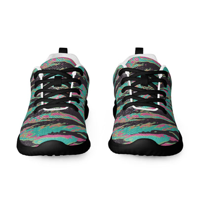 Miami Tiger Stripe CAMO Mens Athletic Shoes