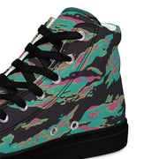 Tiger Stripe Miami CAMO Mens High-Top Canvas Shoes