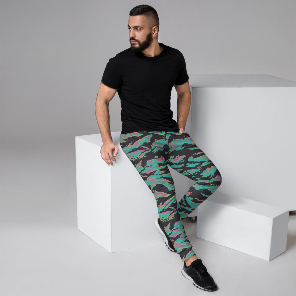 Miami Tiger Stripe CAMO Men’s Joggers - XS - Mens