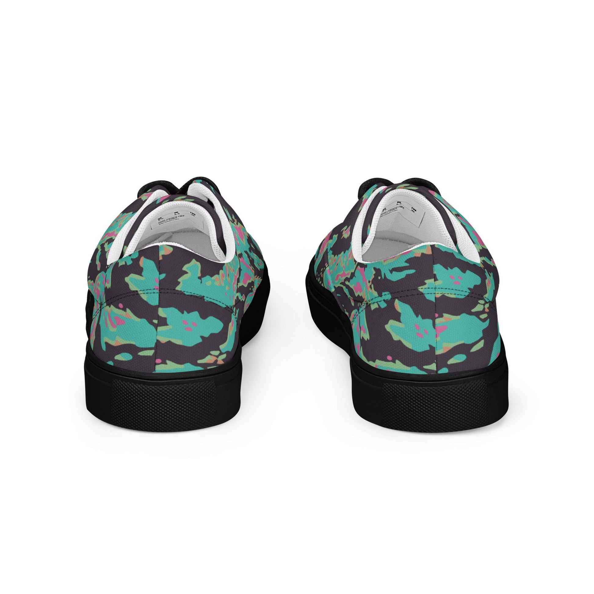 Miami Tiger Stripe CAMO Mens Lace-Up Canvas Shoes - Lace-up