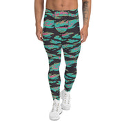 Tiger Stripe Miami CAMO Mens Leggings - XS