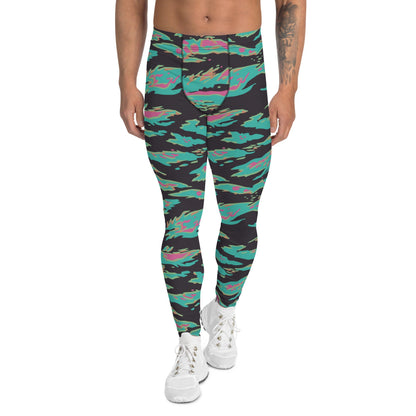 Miami Tiger Stripe CAMO Men’s Leggings - XS - Mens