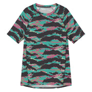 Tiger Stripe Miami CAMO Mens Short-Sleeve Rash Guard - 2XS