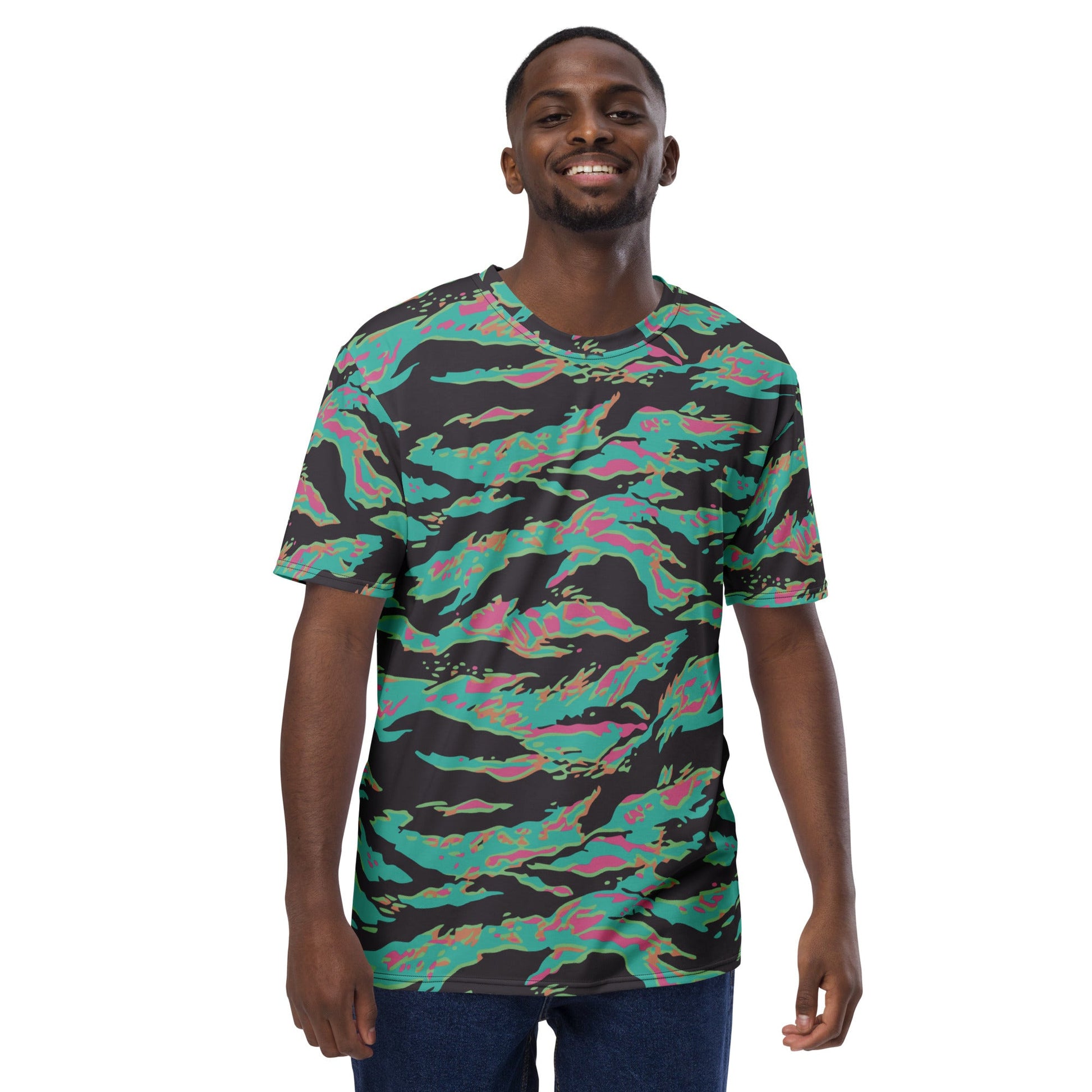 Miami Tiger Stripe CAMO Mens t-shirt - T-Shirts
