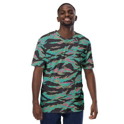 Miami Tiger Stripe CAMO Mens t-shirt - T-Shirts