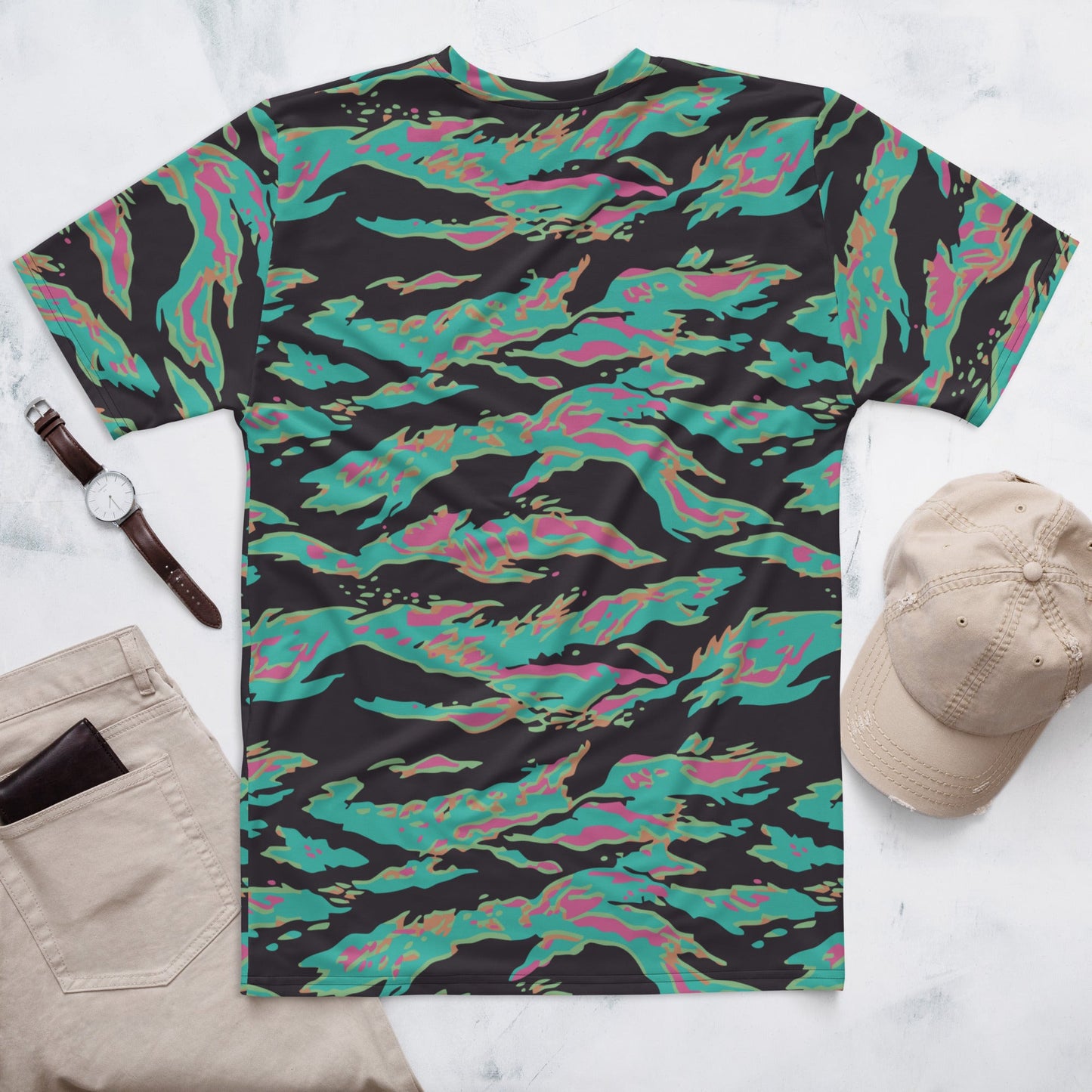 Miami Tiger Stripe CAMO Mens t-shirt - T-Shirts