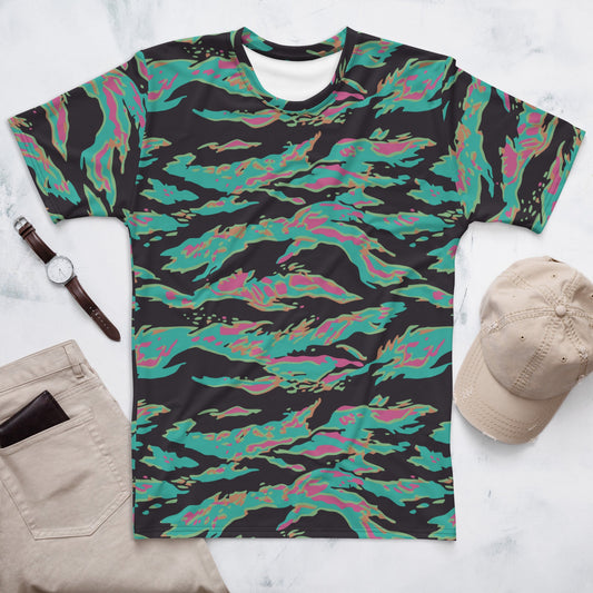 Miami Tiger Stripe CAMO Mens t-shirt - XS - T-Shirts