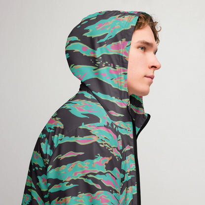 Miami Tiger Stripe CAMO Mens windbreaker - Windbreakers