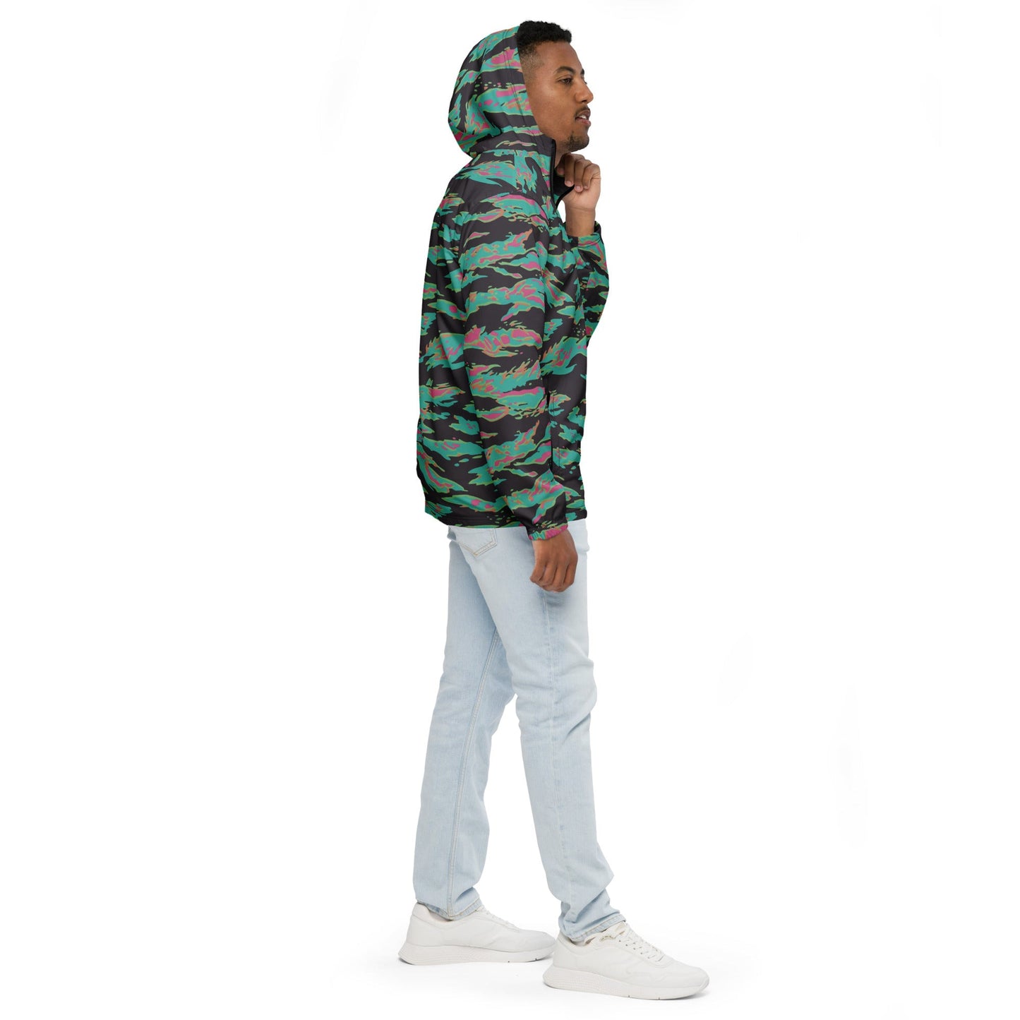 Miami Tiger Stripe CAMO Mens windbreaker - Windbreakers