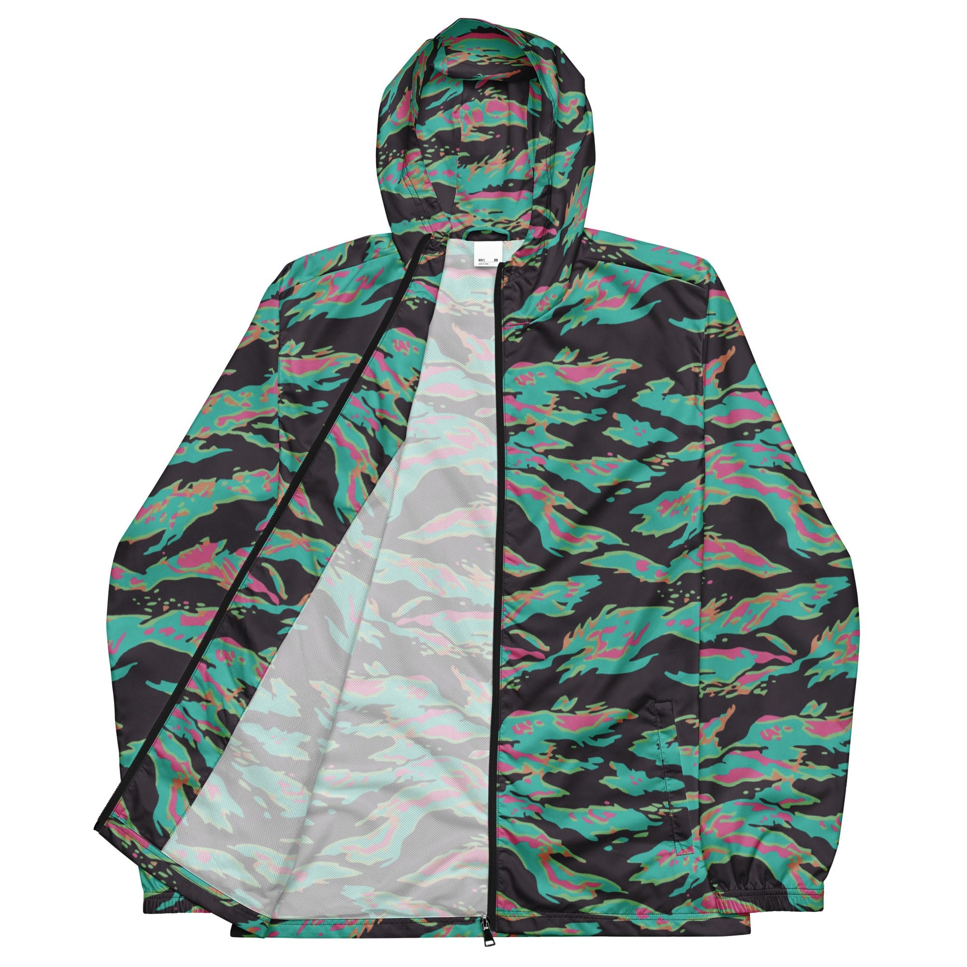 Miami Tiger Stripe CAMO Mens windbreaker - Windbreakers