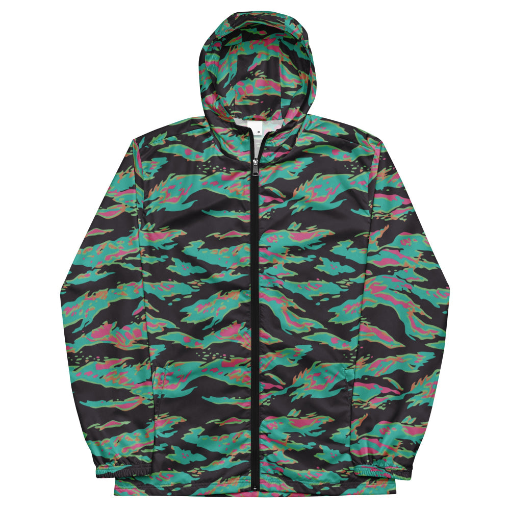 Miami Tiger Stripe CAMO Men’s windbreaker - Mens Windbreaker