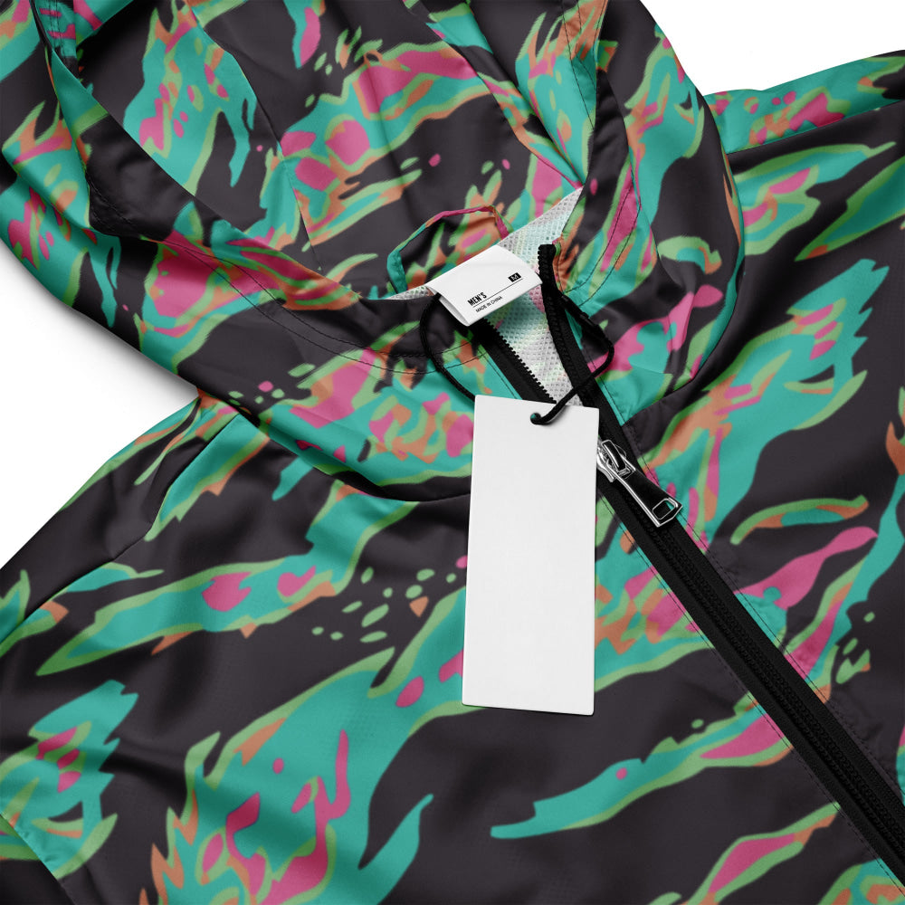 Miami Tiger Stripe CAMO Men’s windbreaker - Mens Windbreaker