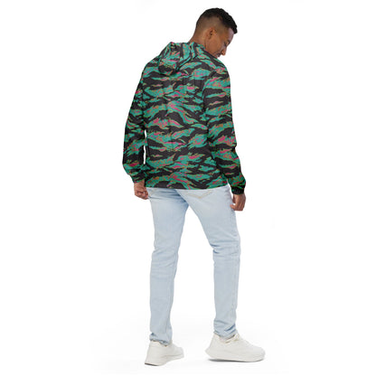 Miami Tiger Stripe CAMO Men’s windbreaker - Mens Windbreaker