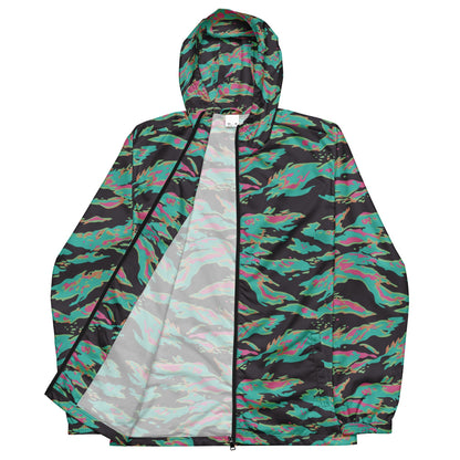 Miami Tiger Stripe CAMO Men’s windbreaker - Mens Windbreaker