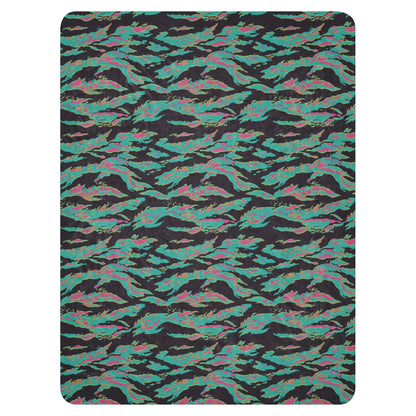 Miami Tiger Stripe CAMO Sherpa blanket - Blankets