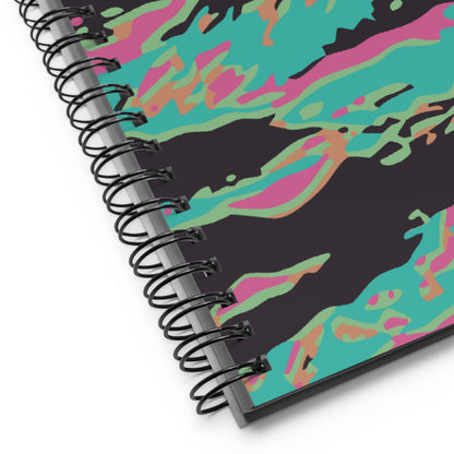Miami Tiger Stripe CAMO Spiral Notebook