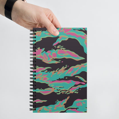 Miami Tiger Stripe CAMO Spiral Notebook