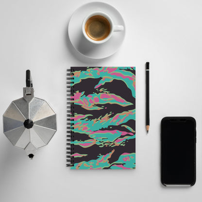 Miami Tiger Stripe CAMO Spiral Notebook