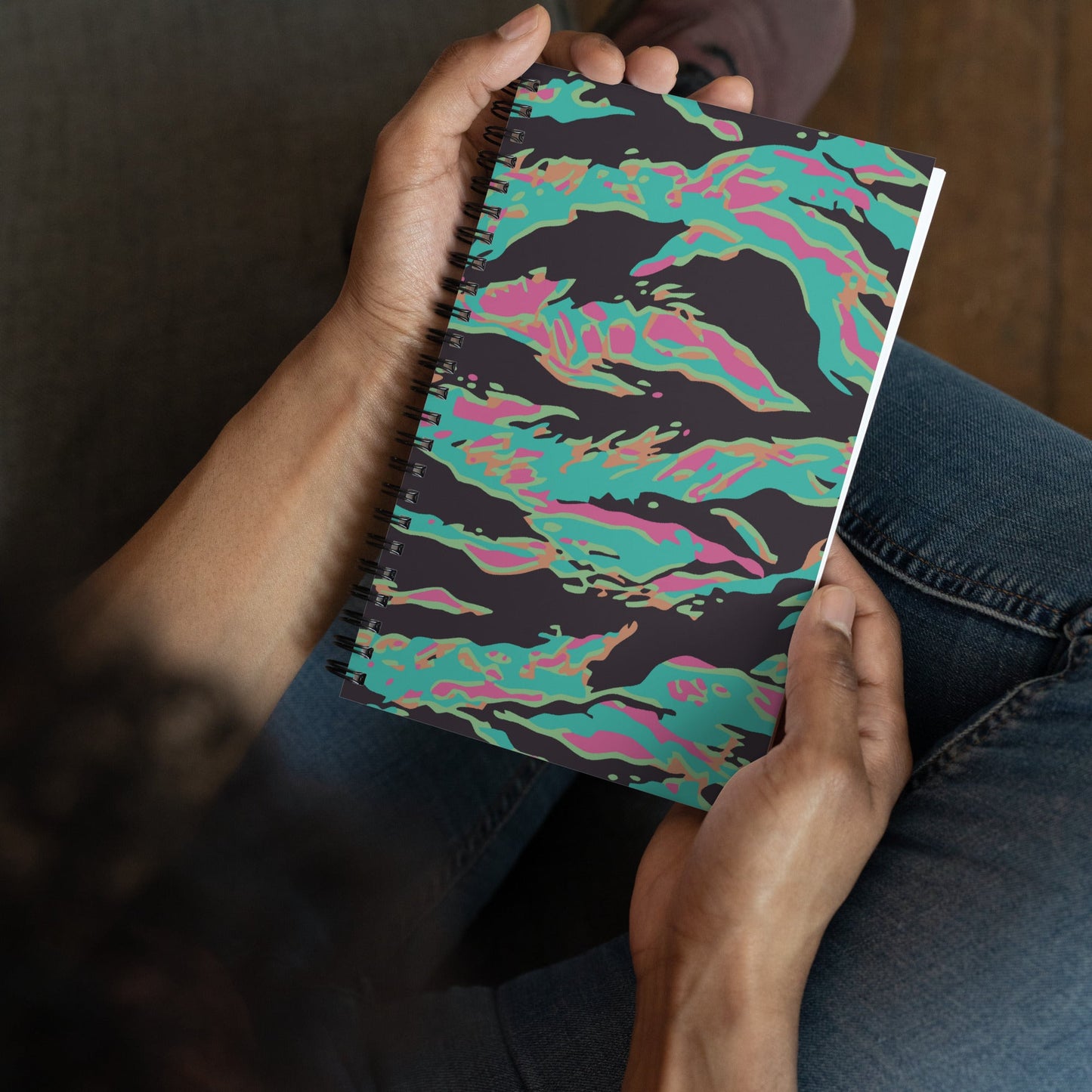 Miami Tiger Stripe CAMO Spiral notebook - Notebooks