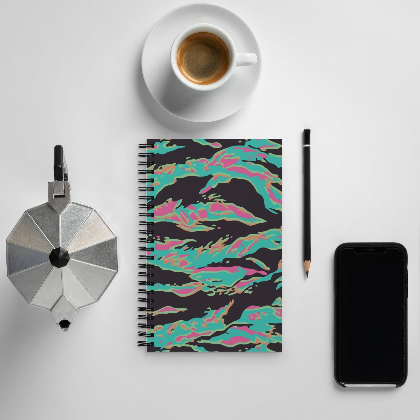 Miami Tiger Stripe CAMO Spiral notebook - Notebooks