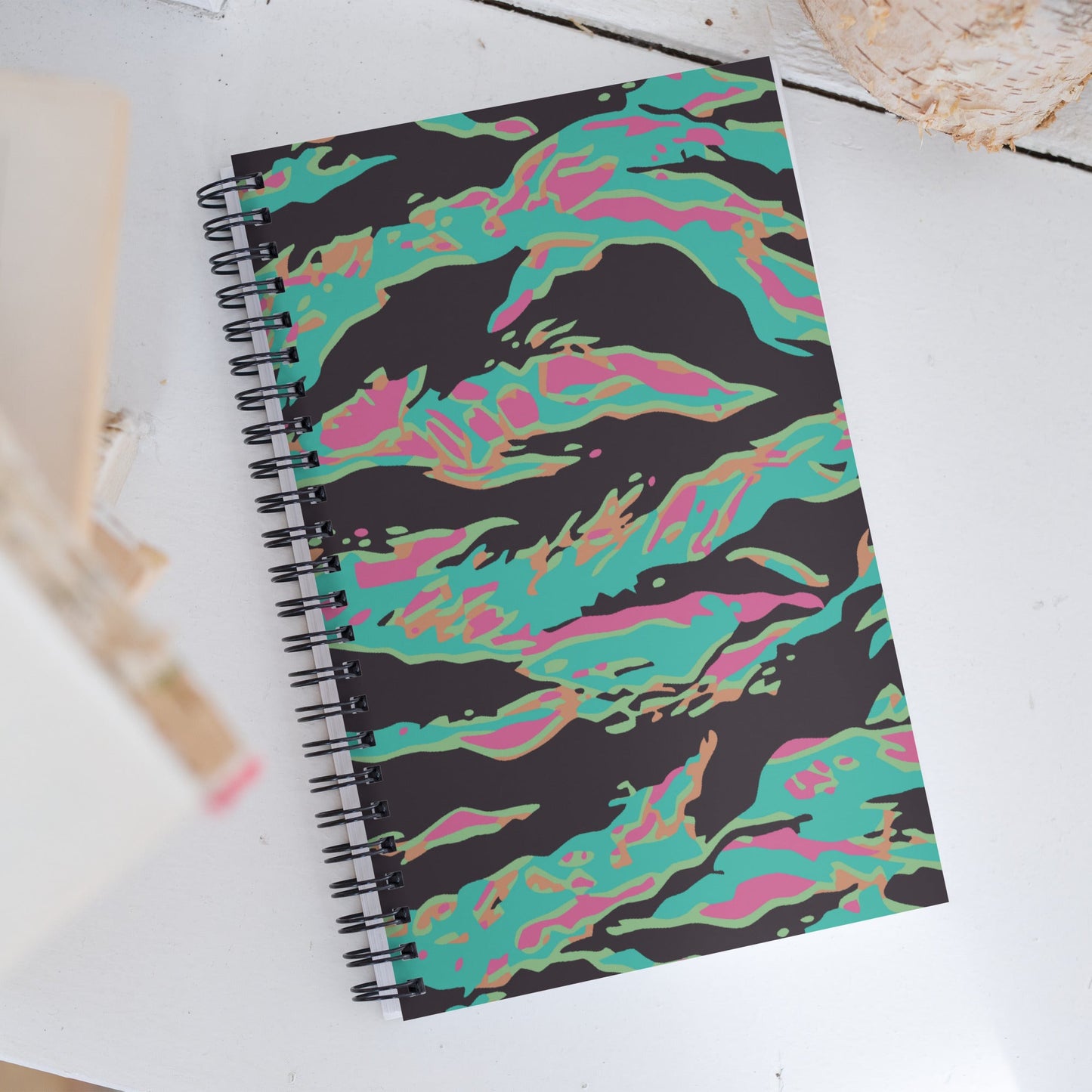Miami Tiger Stripe CAMO Spiral notebook - Notebooks