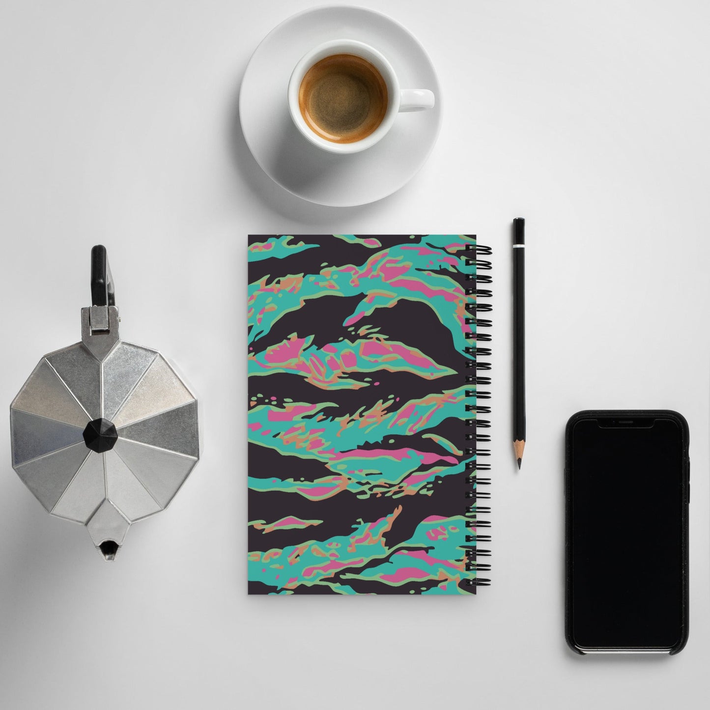 Miami Tiger Stripe CAMO Spiral notebook - Notebooks