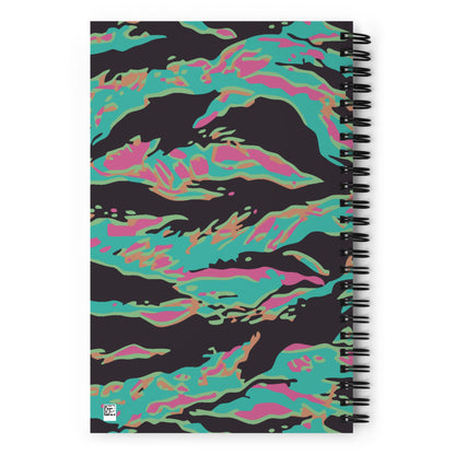 Miami Tiger Stripe CAMO Spiral notebook - Notebooks