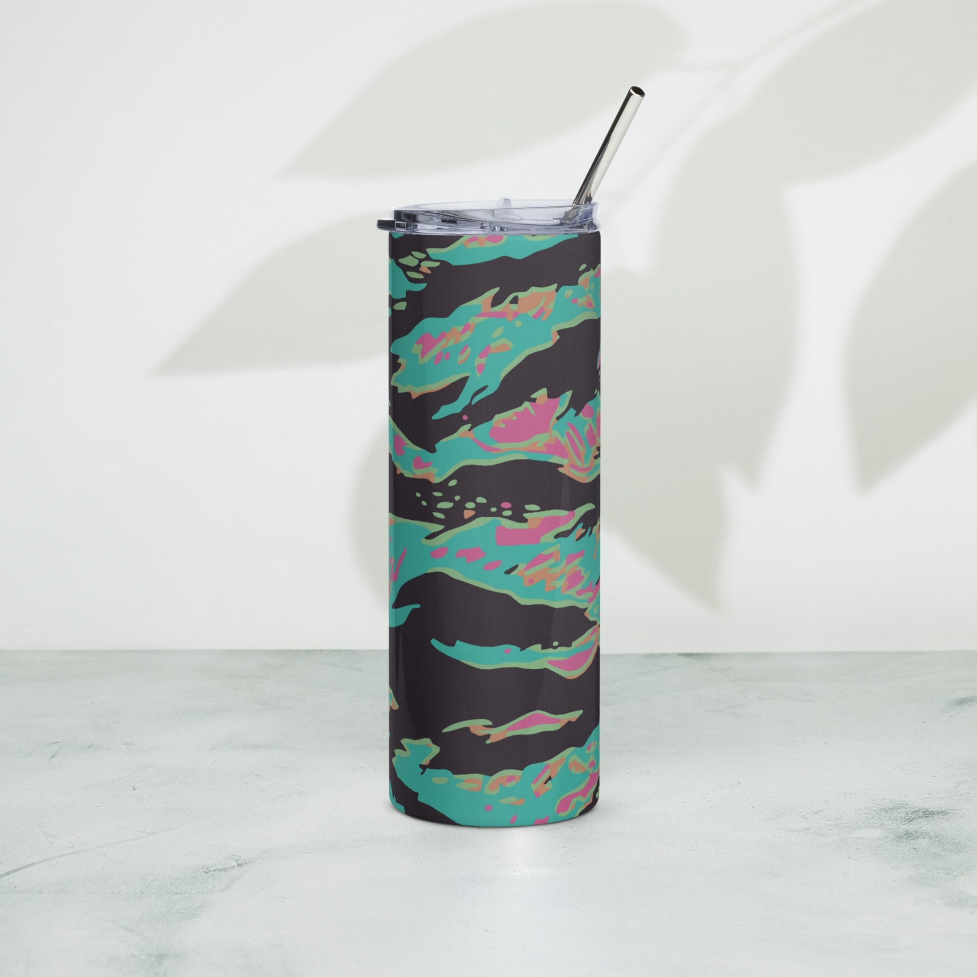 Miami Tiger Stripe CAMO Stainless Steel Tumbler