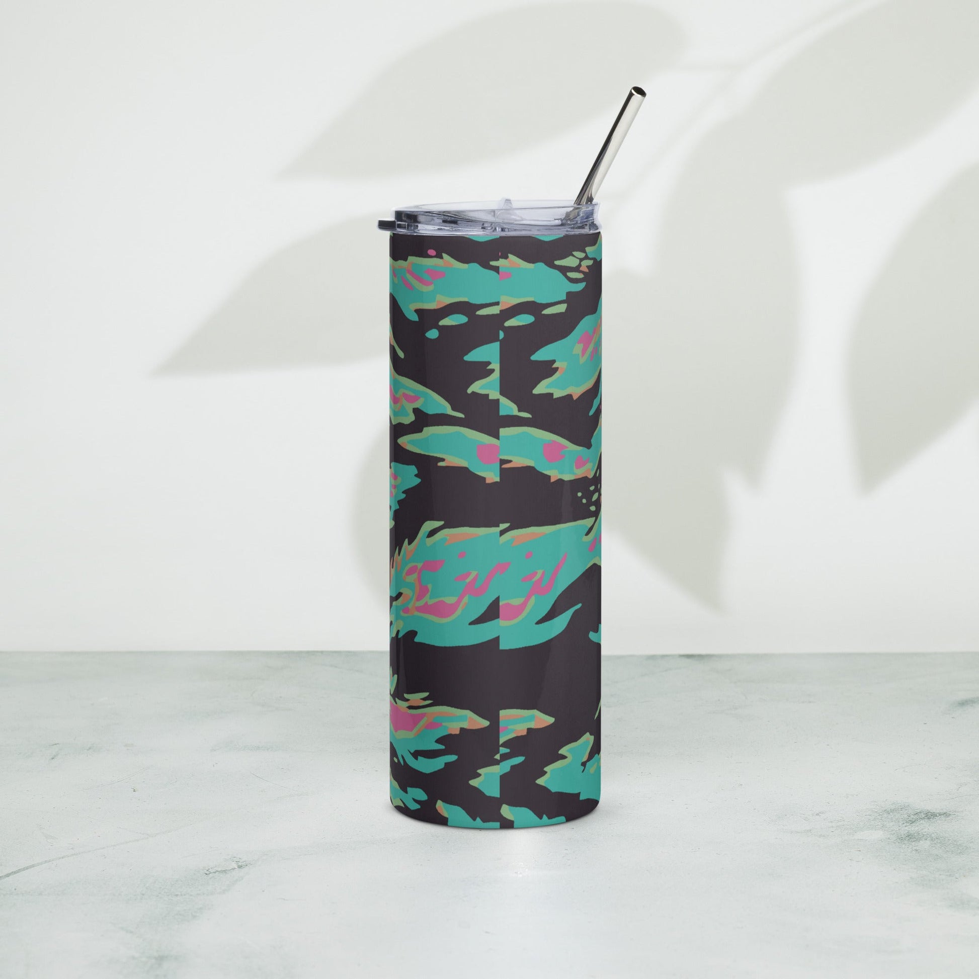 Miami Tiger Stripe CAMO Stainless Steel Tumbler