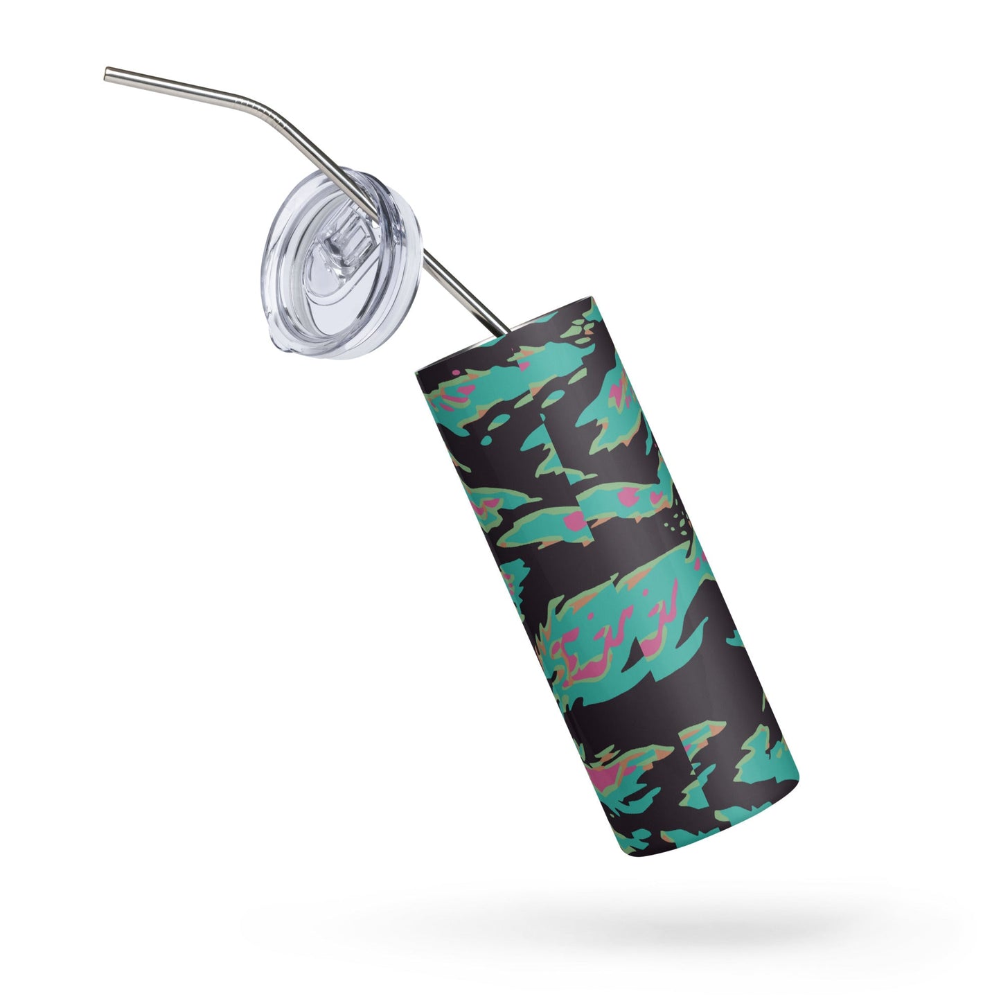 Miami Tiger Stripe CAMO Stainless Steel Tumbler